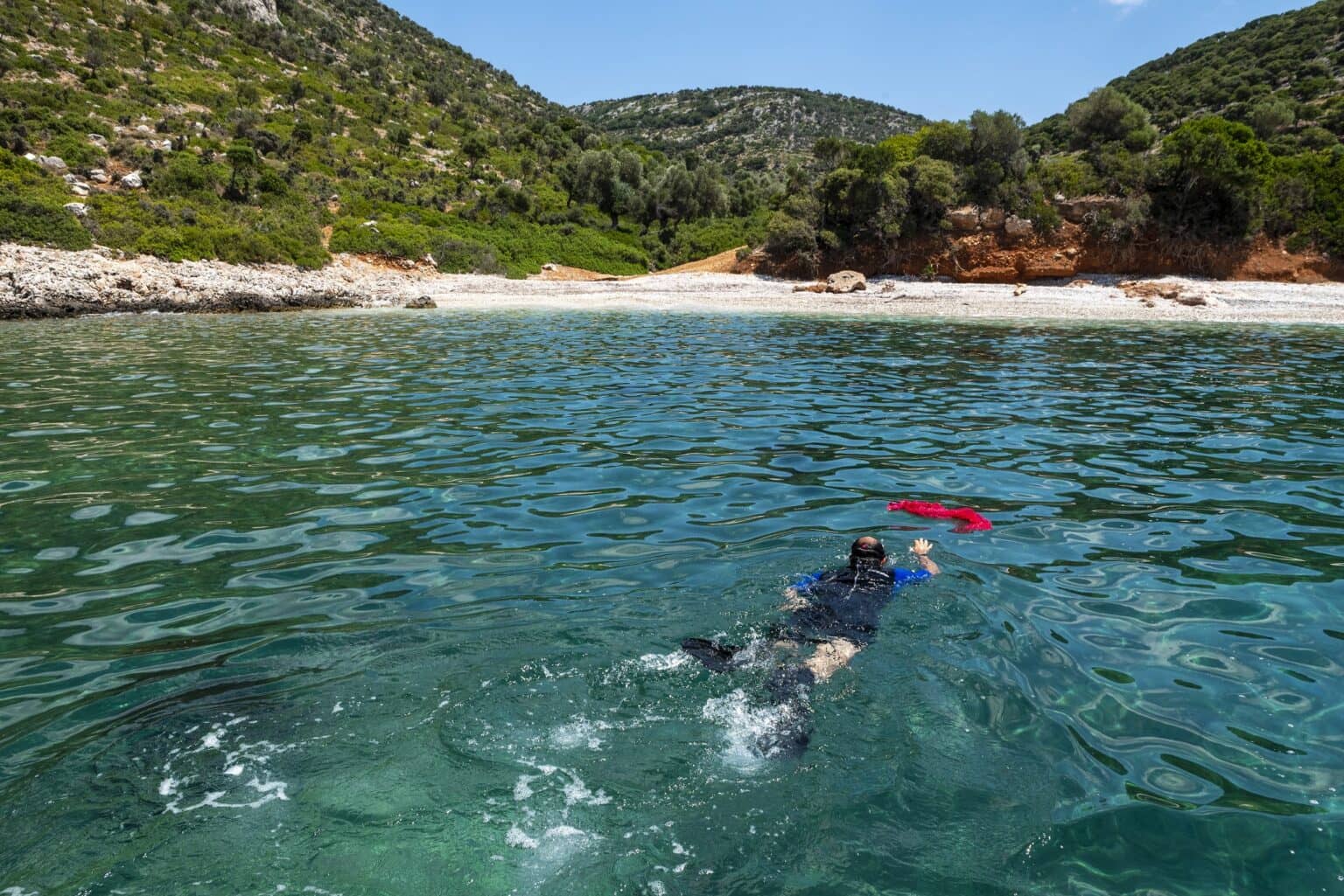 Η Κυρά Παναγιά προσφέρεται και για τους φίλους των καταδύσεων/Photo: Γιώργος Δέτσης