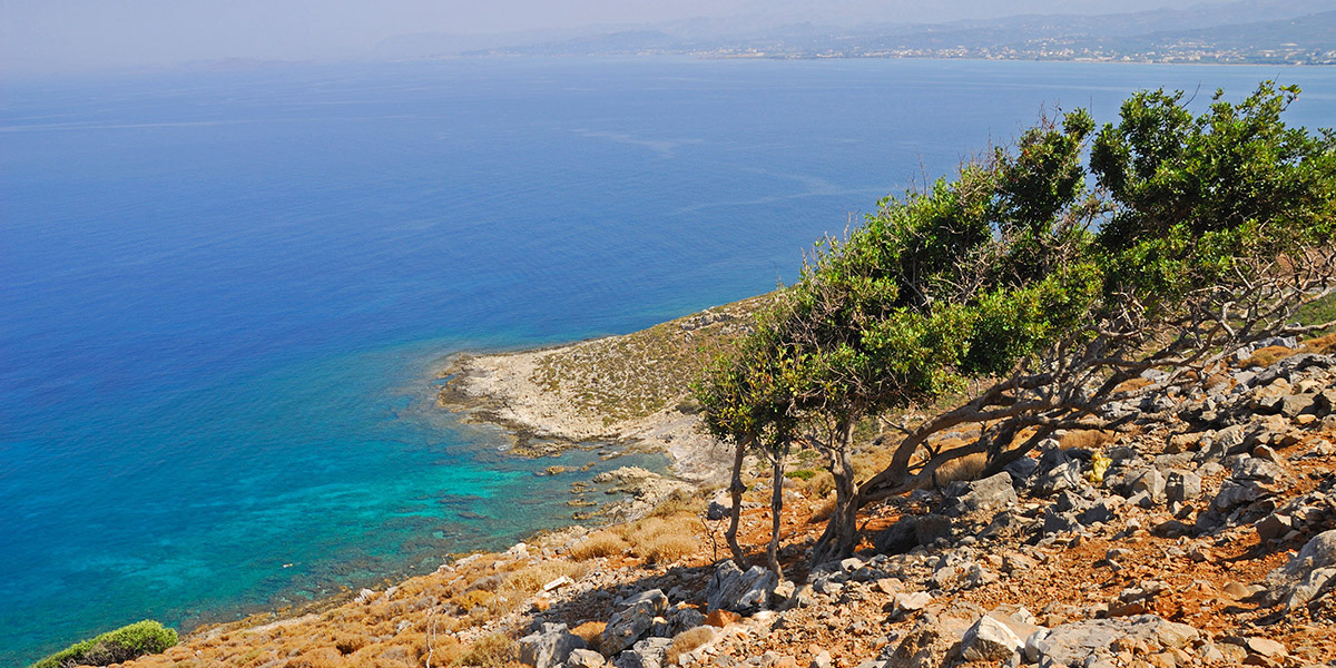 Beach at Moni (Monastery) Gonias