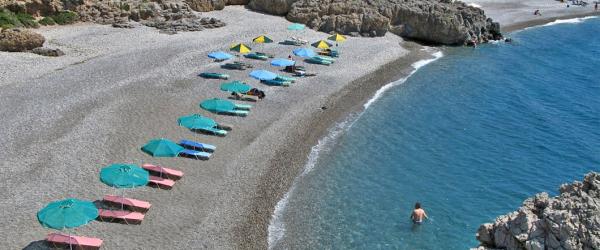 Krios Beach and Lake Krios