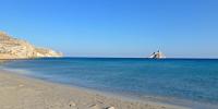 The beaches west of Xerokampos